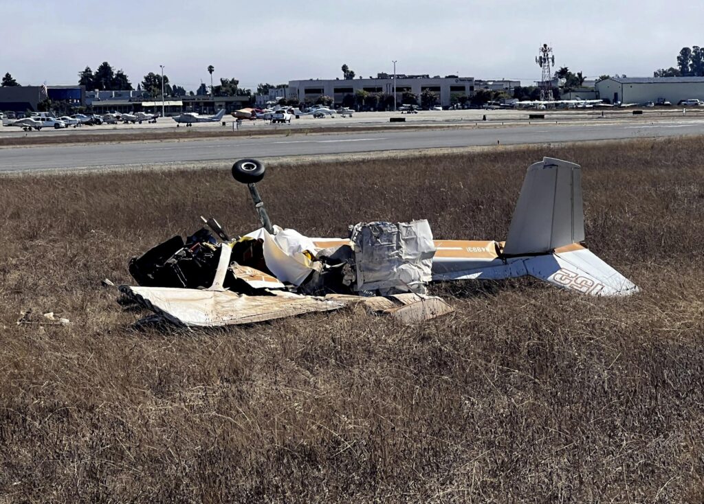 Officials say at least two people were killed after two planes collided in California.