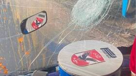 Clashes between Al-Ahly and Al-Ismaili fans, and the bus of Al-Ahly followers was destroyed.