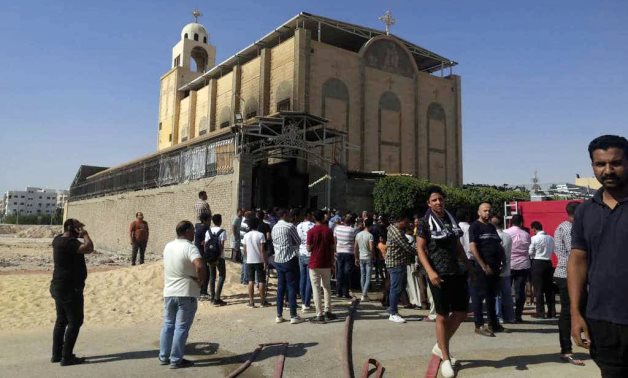 A fire breaks out in another church in Egypt within 48 hours, but no one is injured.