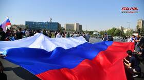 Syria..A festive atmosphere for the “Russian Flag” Day