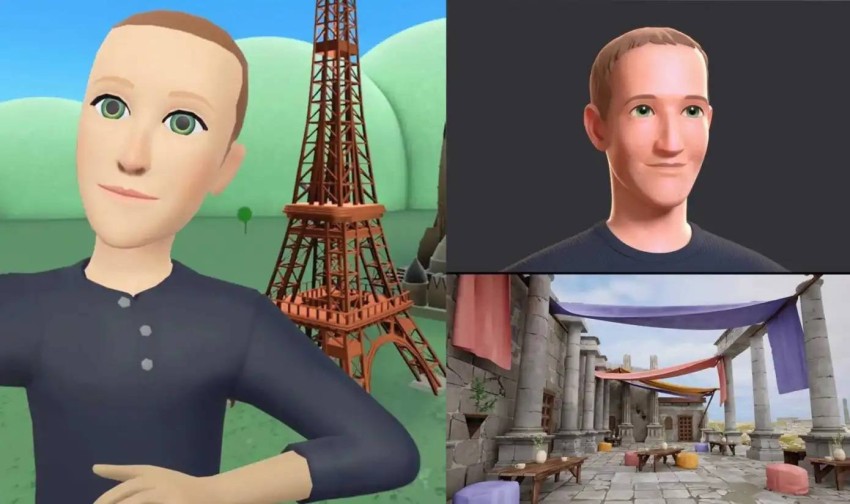 How does Mark Zuckerberg make himself look bad because of the Metaverse image?