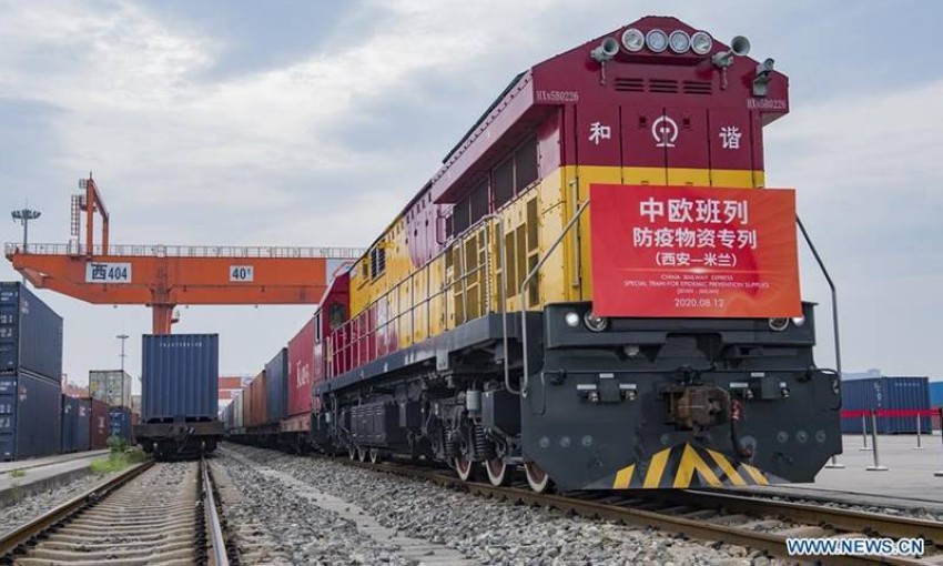 China’s railway freight volume increased by 5.9%.