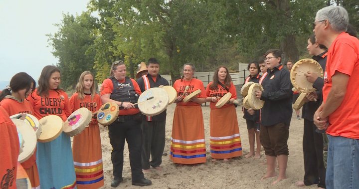 West Kelowna RCMP journey across Okanagan Lake for truth and reconciliation