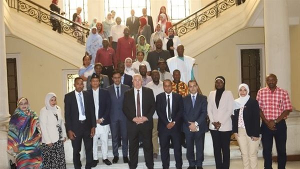 Agriculture hands delegates from 23 African and Asian countries certificates of completion of training programs in the fields of poultry and fish