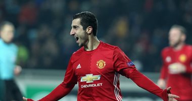 Goal Morning.. Mkhitaryan scored a historic goal with Manchester United in the 2017 season