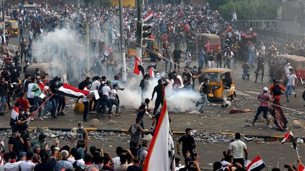 The death toll from the Tahrir Square demonstrations in Iraq has risen to 63