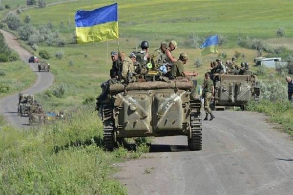 The Ukrainian army enters the town of Lyman, which is located in an area annexed by Russia