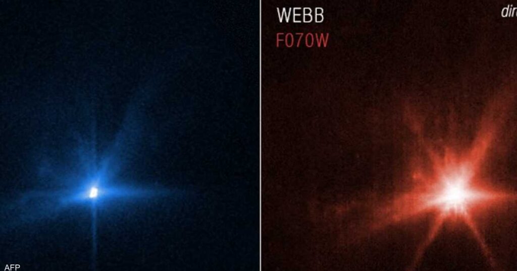 After NASA deliberately collided with it, what happened to the asteroid “Demorphos”?