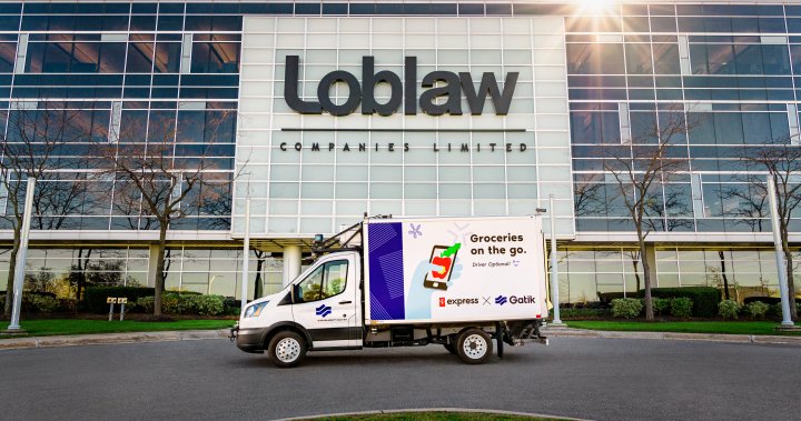 Loblaw launches driverless trucks for PC Express food delivery