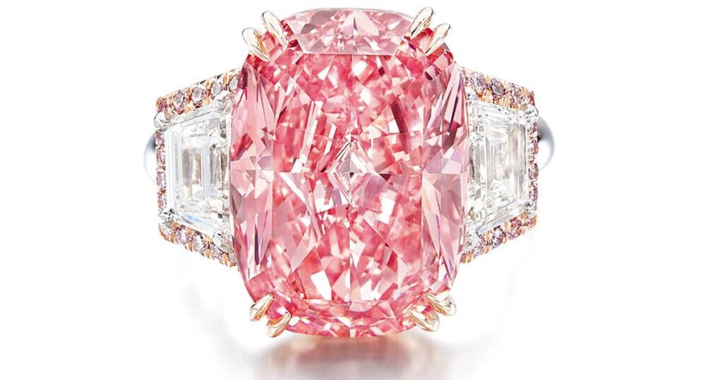 Pink diamond sells for record $103M at Hong Kong auction