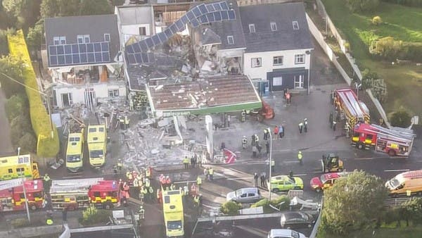 Dead and injured in an explosion at a gas station in Ireland