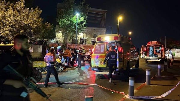 Two Israeli security forces were wounded by gunfire at a security checkpoint in Jerusalem