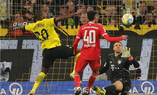 In pictures, a crazy tie decides the match between Dortmund and Bayern Munich