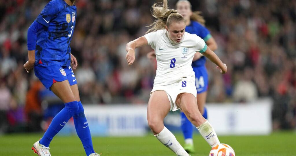 England women beat world champions USA in football friendly