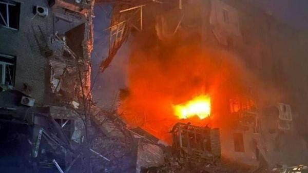 Kyiv: Injuries in the collapse of an apartment building in Zaporizhia