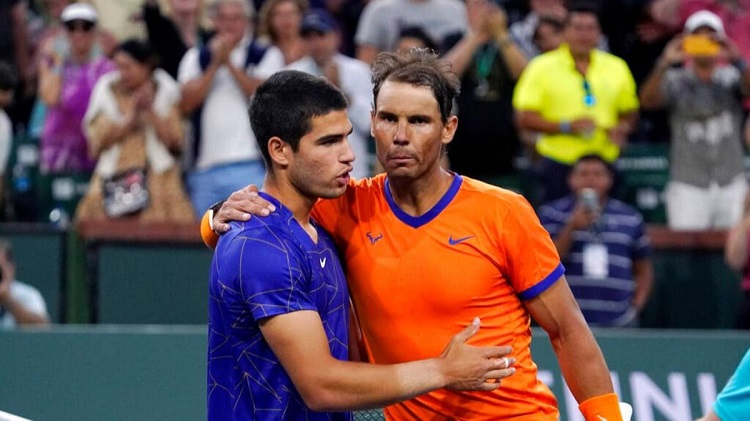 Alcaraz and Nadal retain top spot and runner-up in the tennis rankings