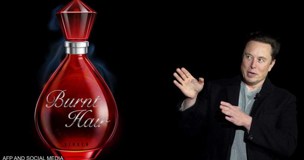 “Burnt hair” perfume for a holder of sales of one million dollars in hours