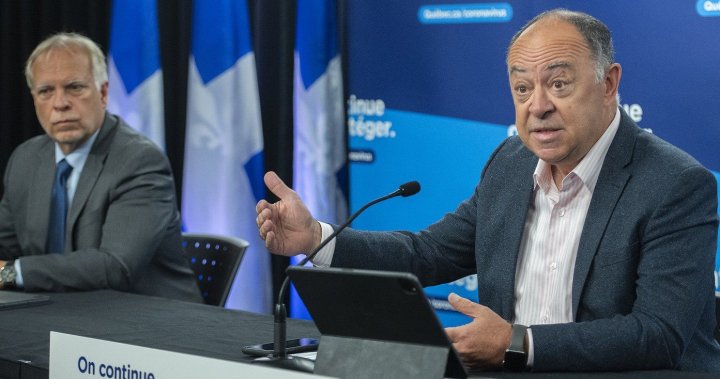 Quebec health officials to provide update on COVID-19 in province