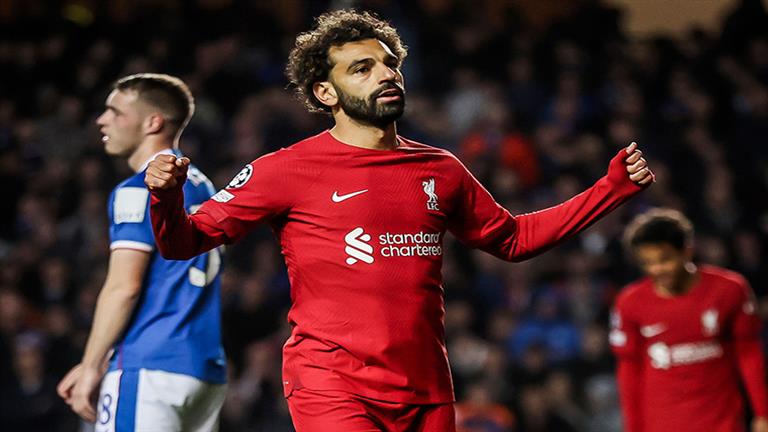 Hattrick in front of Rangers. Mohamed Salah storms the history of the Champions League (video)