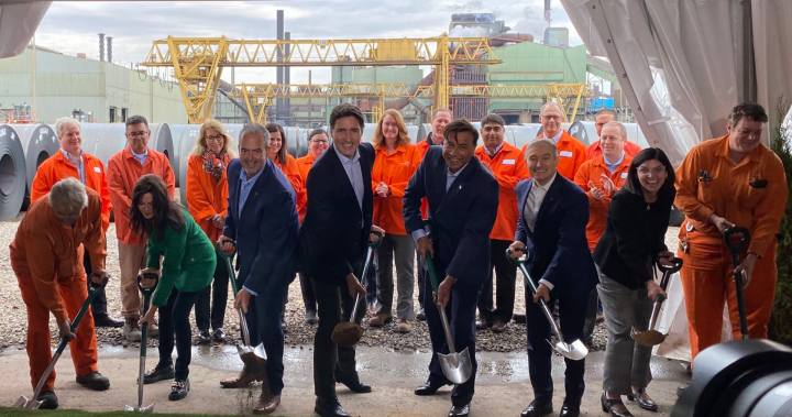 Trudeau in Hamilton to mark ArcelorMittal Dofasco’s move toward greener steel production