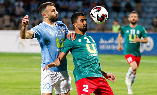 Announcing the official formation of the Al -Wehdat and Al -Faisali match