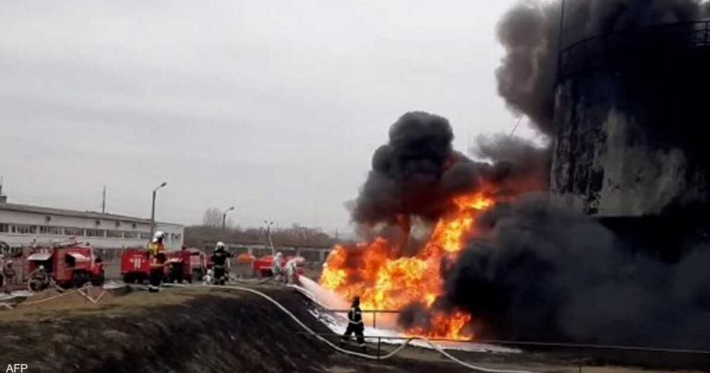 Russia: A fire with an oil warehouse in Belgorod after an Ukrainian attack