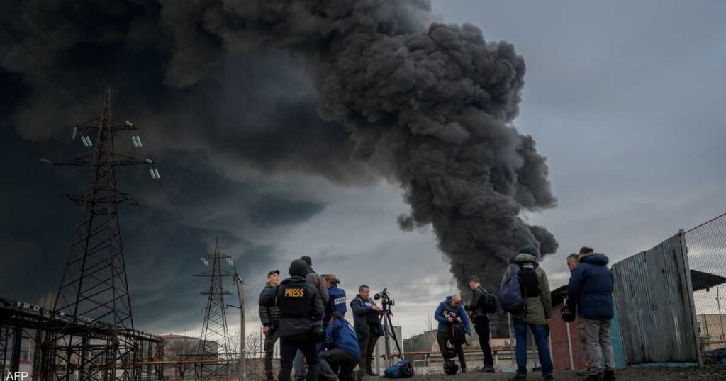 A Russian raid targeting a major power plant in Kyiv