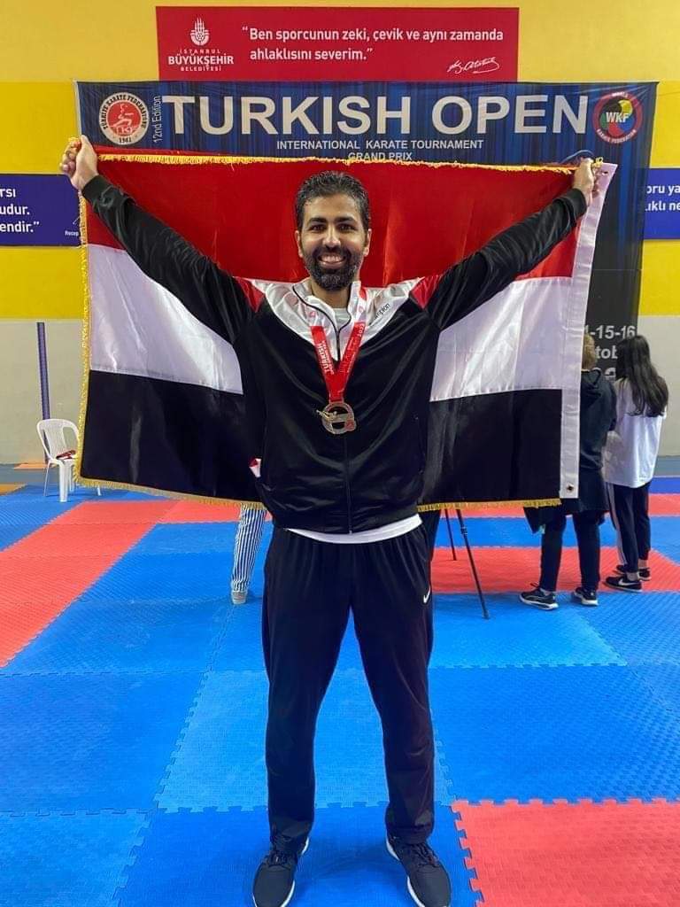 Al -Ahly board member crowned an international medal in karate after 8 years of retirement