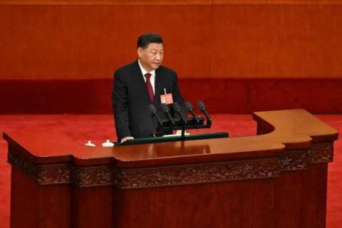 The Chinese president denounces the intervention of external forces in Taiwan