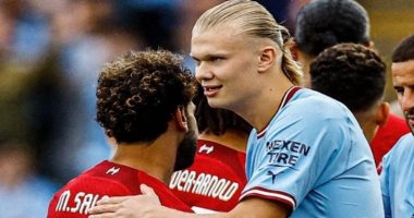 Liverpool challenges Man City in the first confrontation between Salah and Halland in the English Premier League