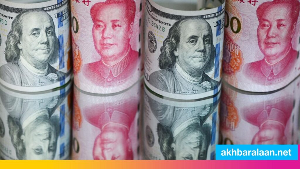 Chinese government banks burn dollars with barters to protect the value of the yuan