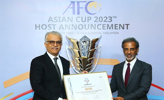 Qatar wins the hosting of the 2023 Asian Cup in football