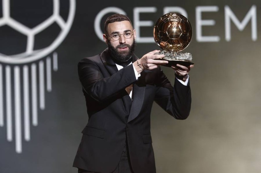 Karim Benzema wins the Golden Ball award as the best player for the year 2022