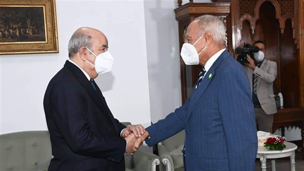 The President of Algeria receives Abul -Gheit in preparation for the Arab Summit in early November