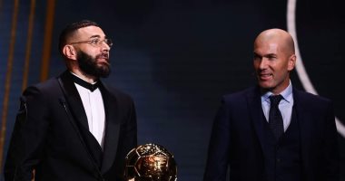 Golden Ball 2022 .. Zidane praises Benzema: The best in the history of French football