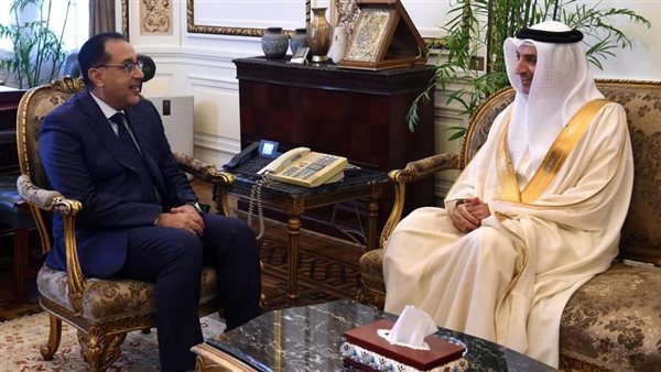 The Egyptian Prime Minister receives the Ambassador of the Kingdom of Bahrain in Cairo