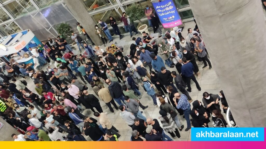 After participating in the Asian climbing finals without a veil … a public reception of the Rakabi Anz at Khomeini Airport