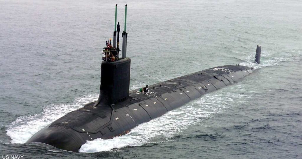 An American nuclear submarine in the Arabian Sea and the Pentagon reveals its mission