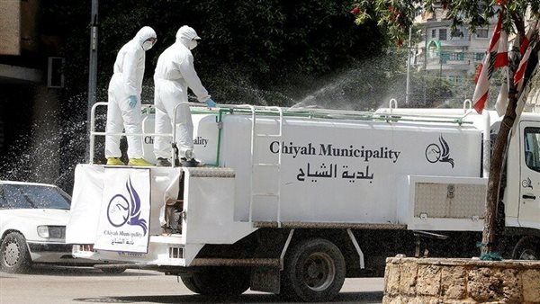 Establishing a field hospital to receive cholera cases in Lebanon