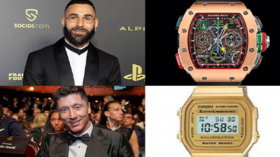 The Golden Ball Parties … Benzema watch half a million euros and Lewandowski hour with 60 (photos)