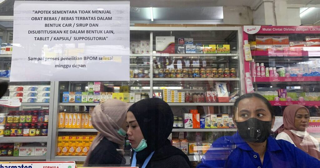 Indonesia bans all syrup medicines after 99 children die