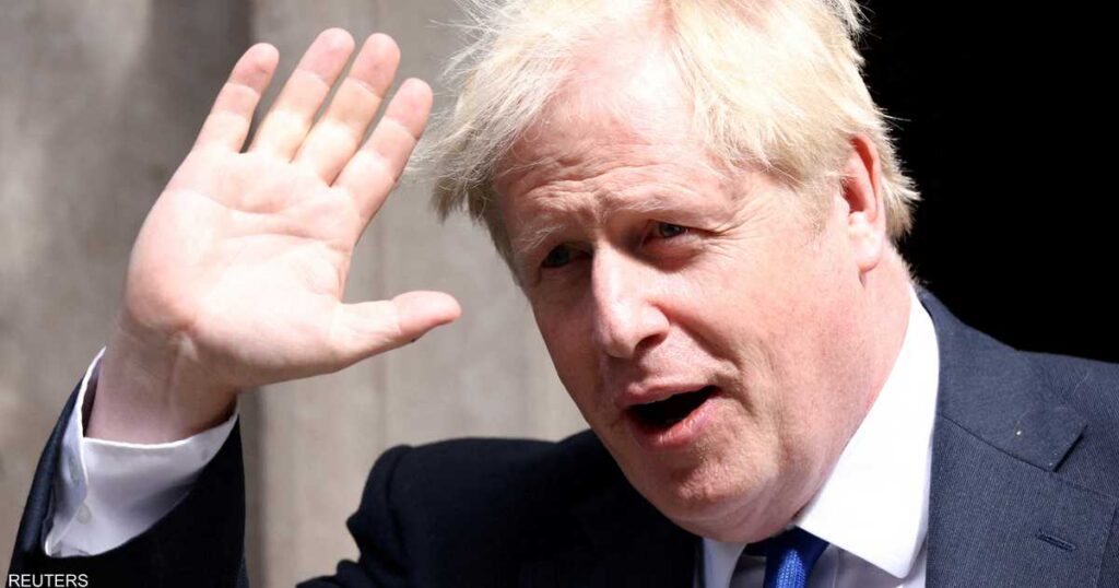 Johnson cuts his vacation and returns to Britain … and appointed him to the prime minister