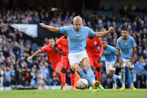 Manchester City regains trilogy victories against Brighton in the English Premier League