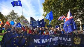 Britain .. Thousands of demonstrators in London are calling for a return to the European Union