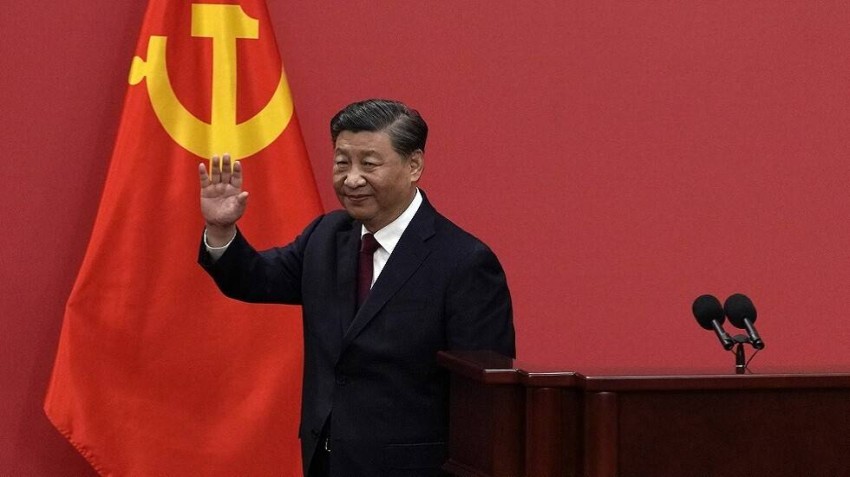 The election of «Xi Jinping» as Secretary -General of the Communist Party of China for a third term