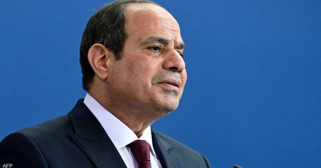 Al -Sisi appreciates the importance of demarcating the maritime borders .. “Darkness threatened Egypt”