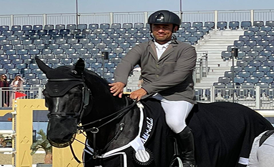 Al -Faris Raad Nasser comes second in the final of the World Champions round in Riyadh Equestrian