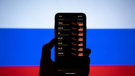 Russian ruble high and Moscow Stock Exchange