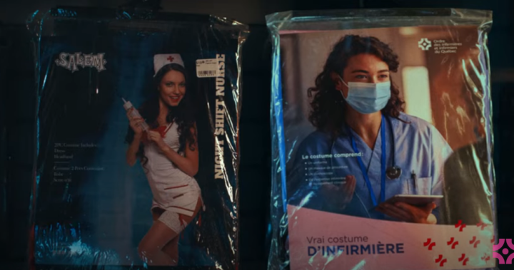 Quebec’s nursing order launches campaign to stop Halloween objectification of nurses