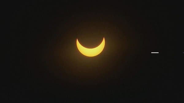 With a two -hour phenomenon, the world is witnessing a partial eclipse of the sun